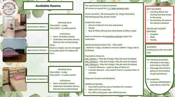 Mandaluyong — confirm area on call